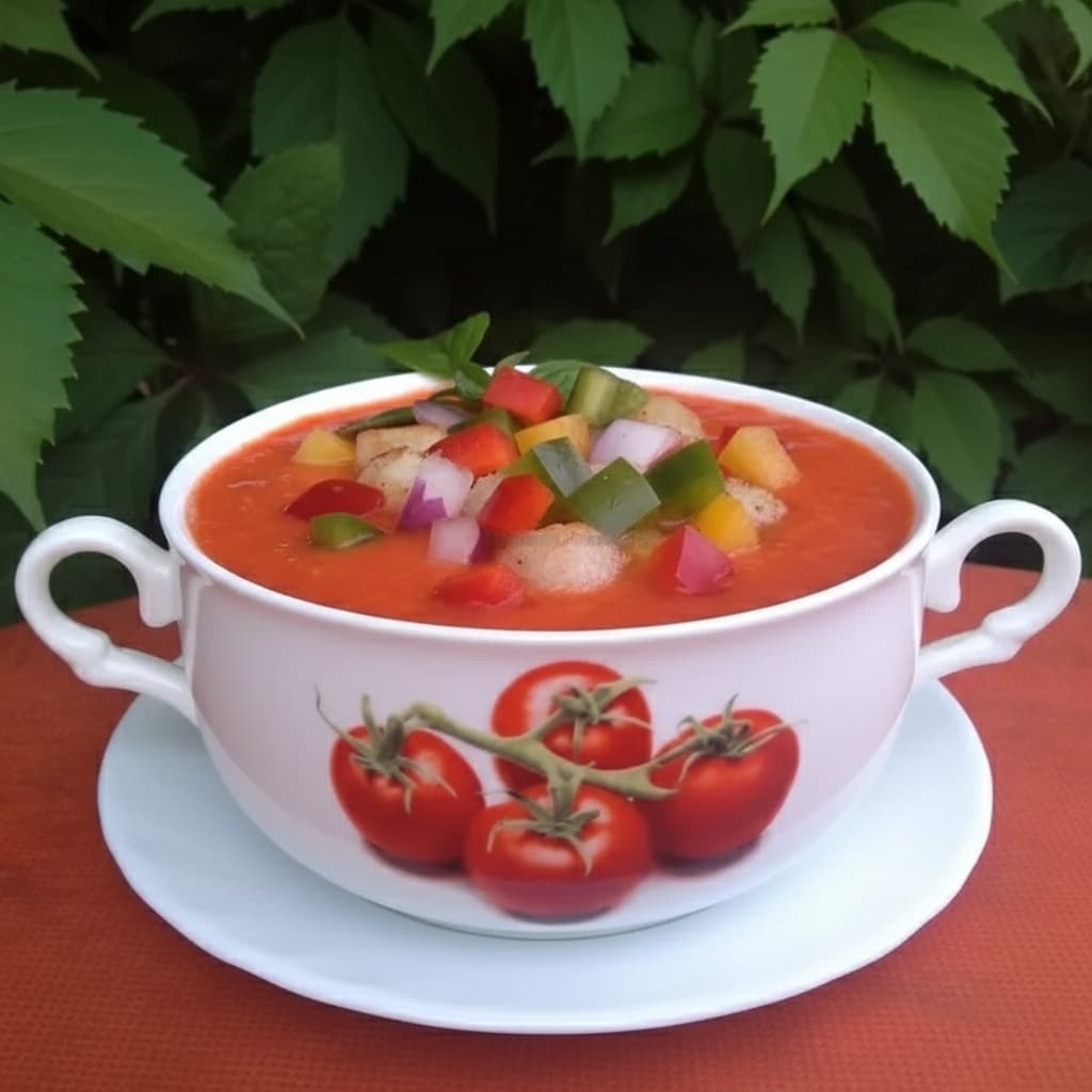 Гаспачо — холодный томатный суп для жаркого лета