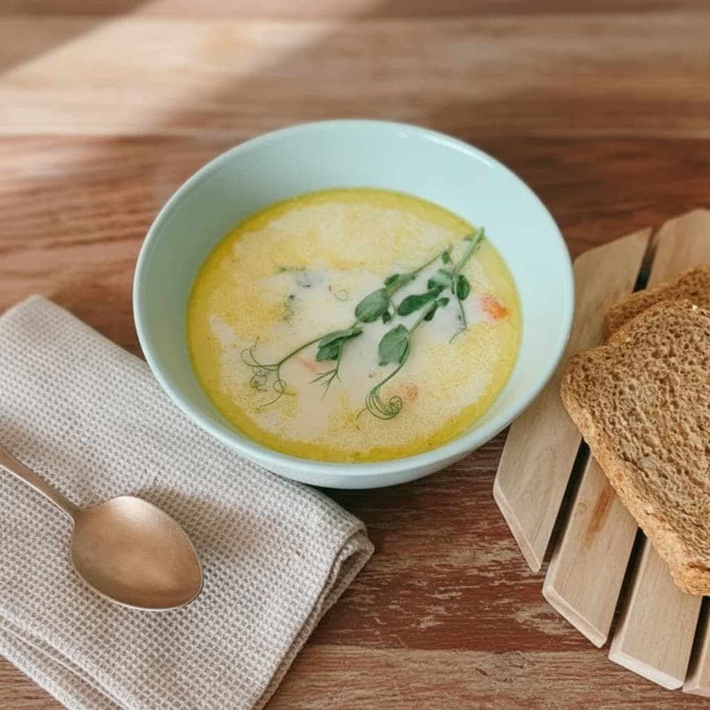 Морковный суп с кокосовым молоком