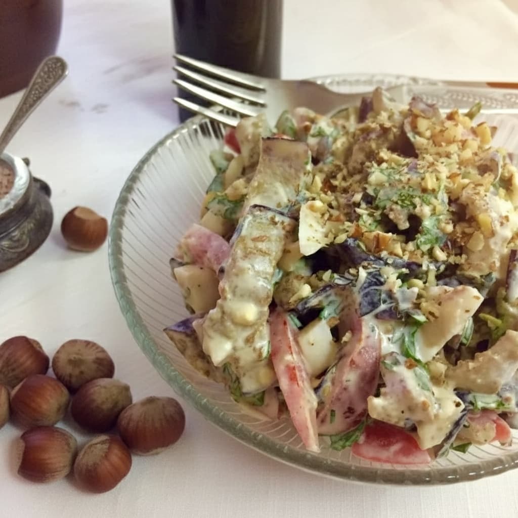 Салат «Летний» с баклажанами