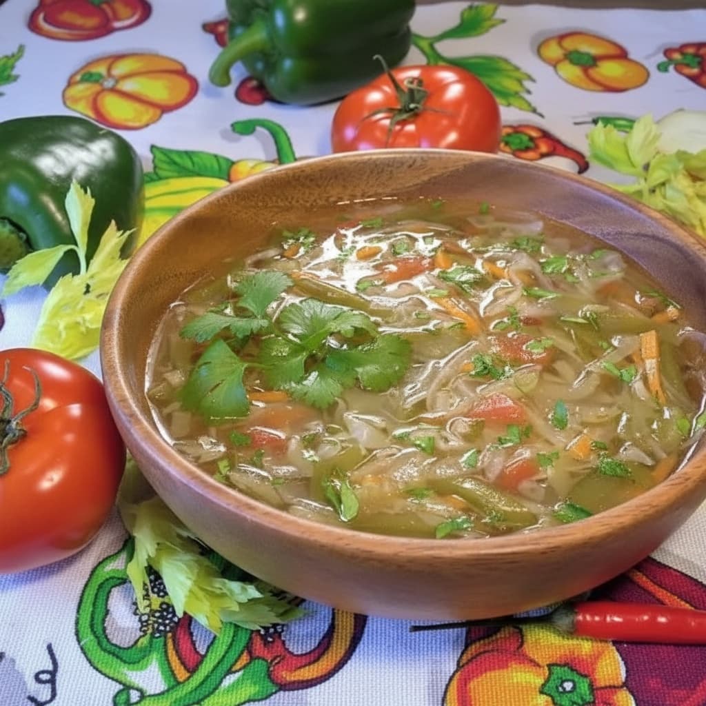 Овощной жиросжигающий суп «Похудей-ка»