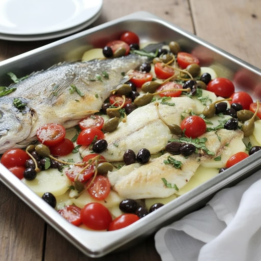 Дорада а-ля карточчо