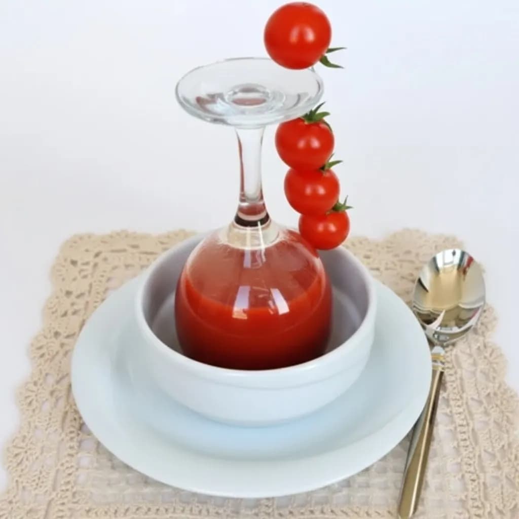 Острый томатный суп