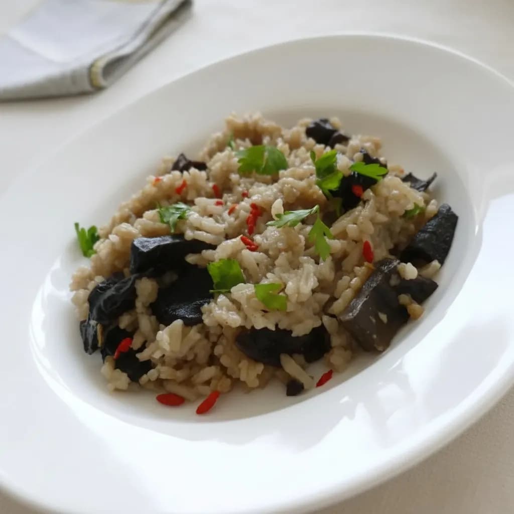 Рис с грибами