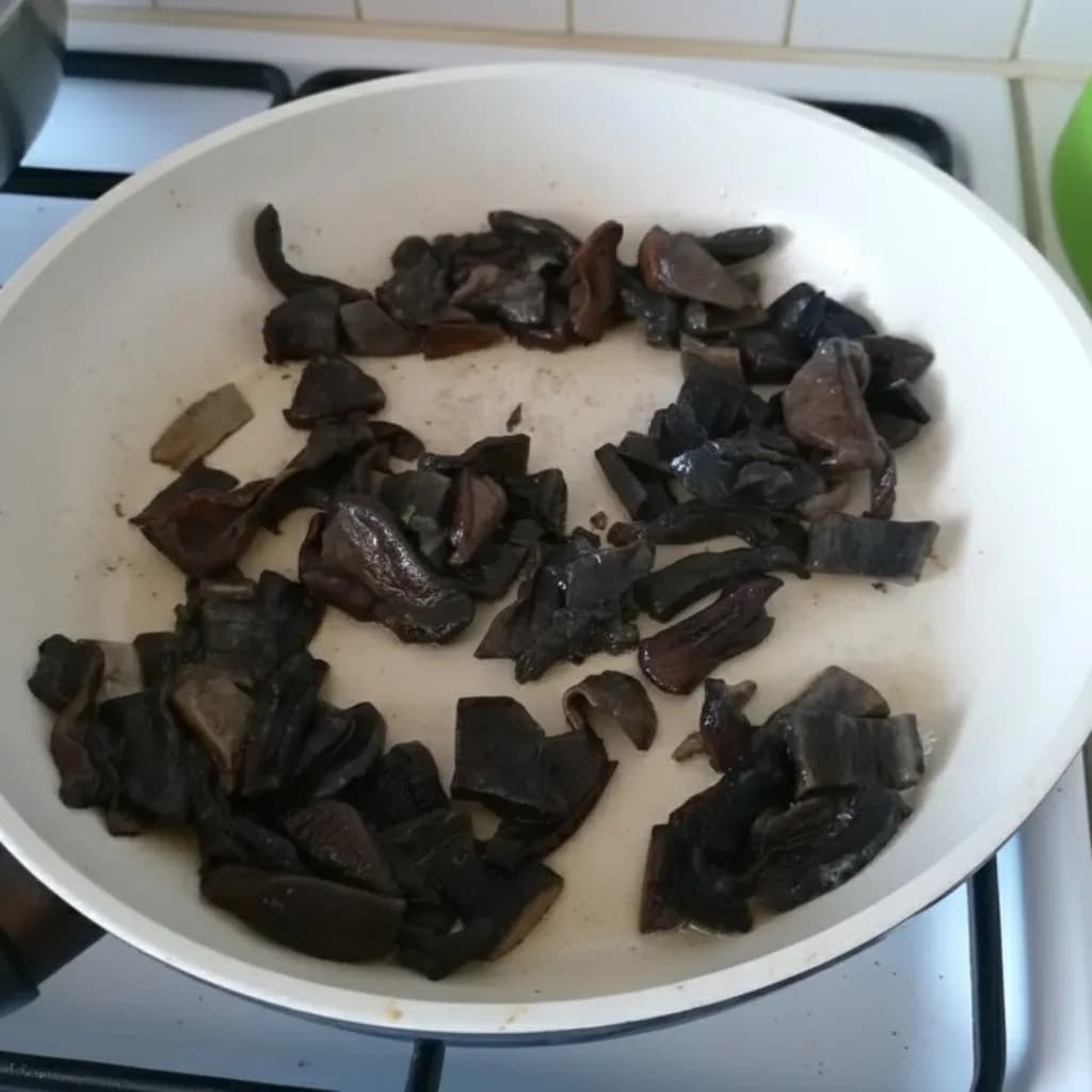 Обжаривание грибов