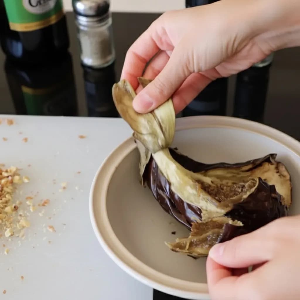 Баклажан и орехи