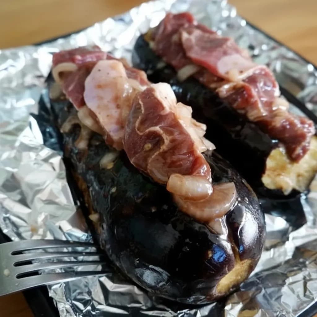 Баклажан с мясом
