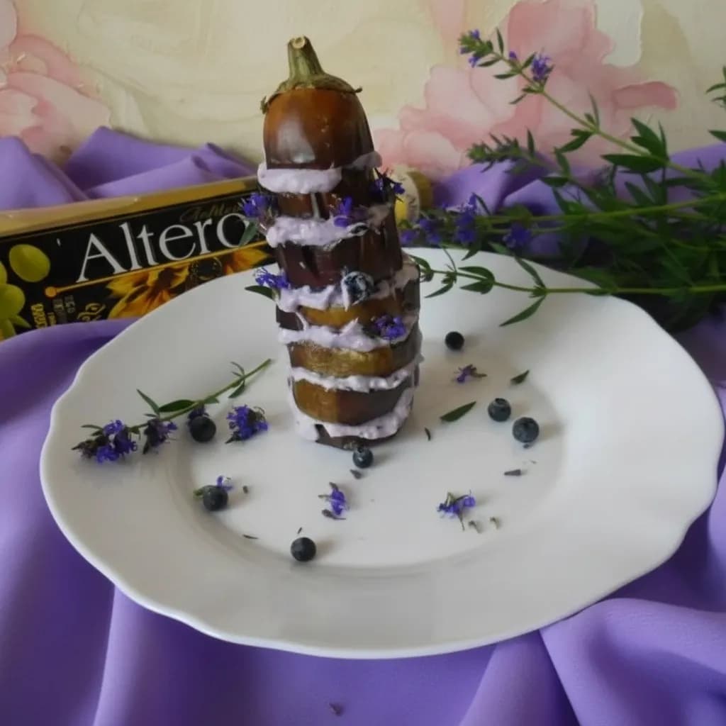 баклажановые башенки