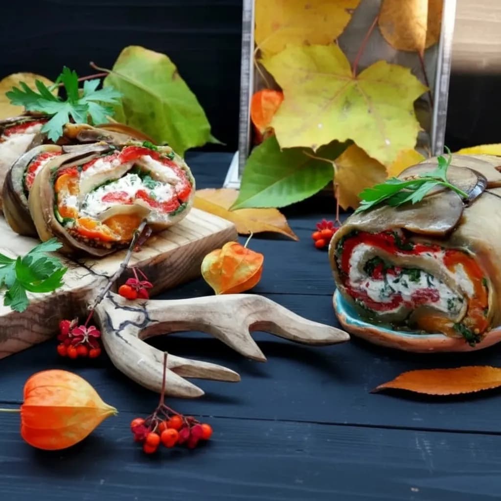 Баклажановый рулет