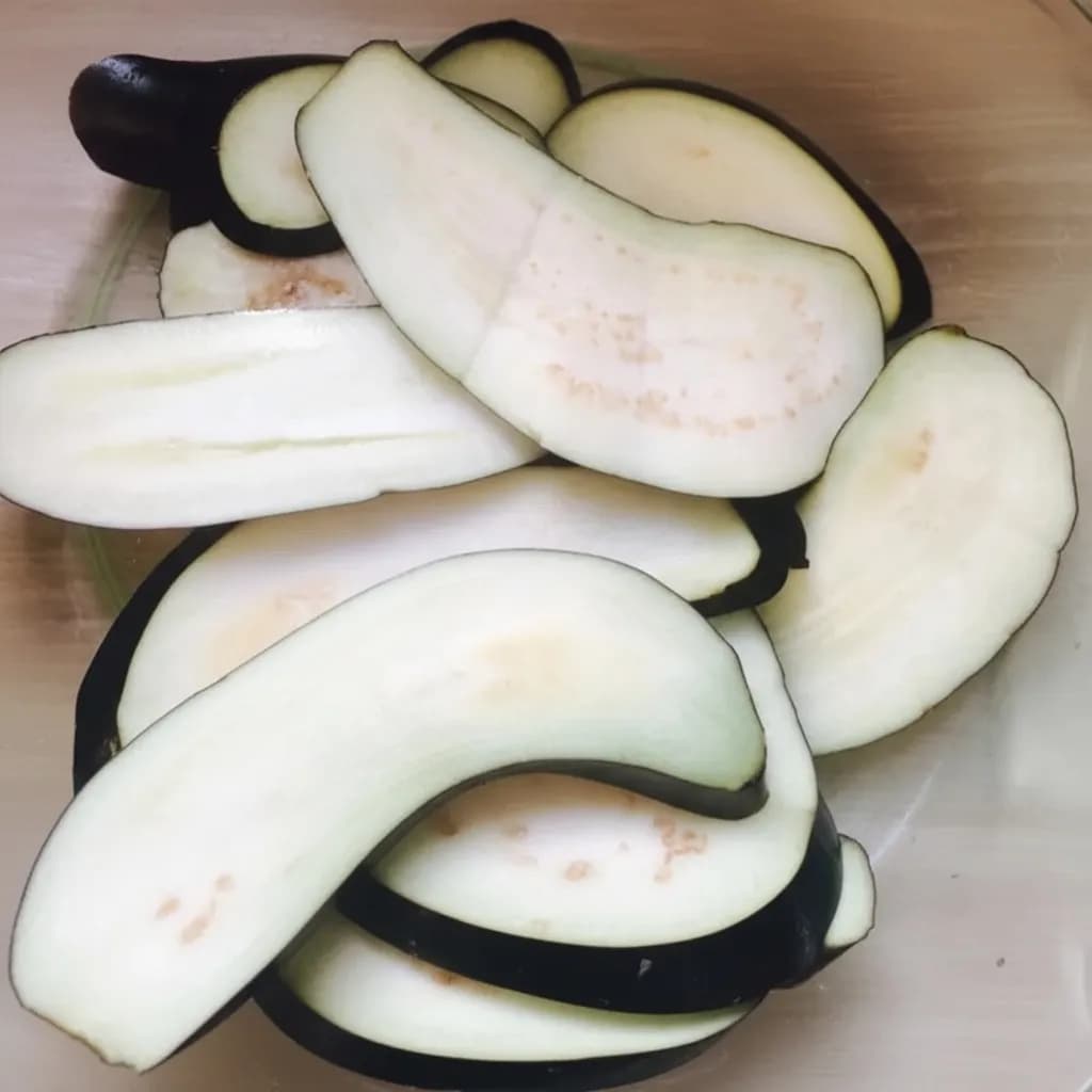 Баклажаны пластинами