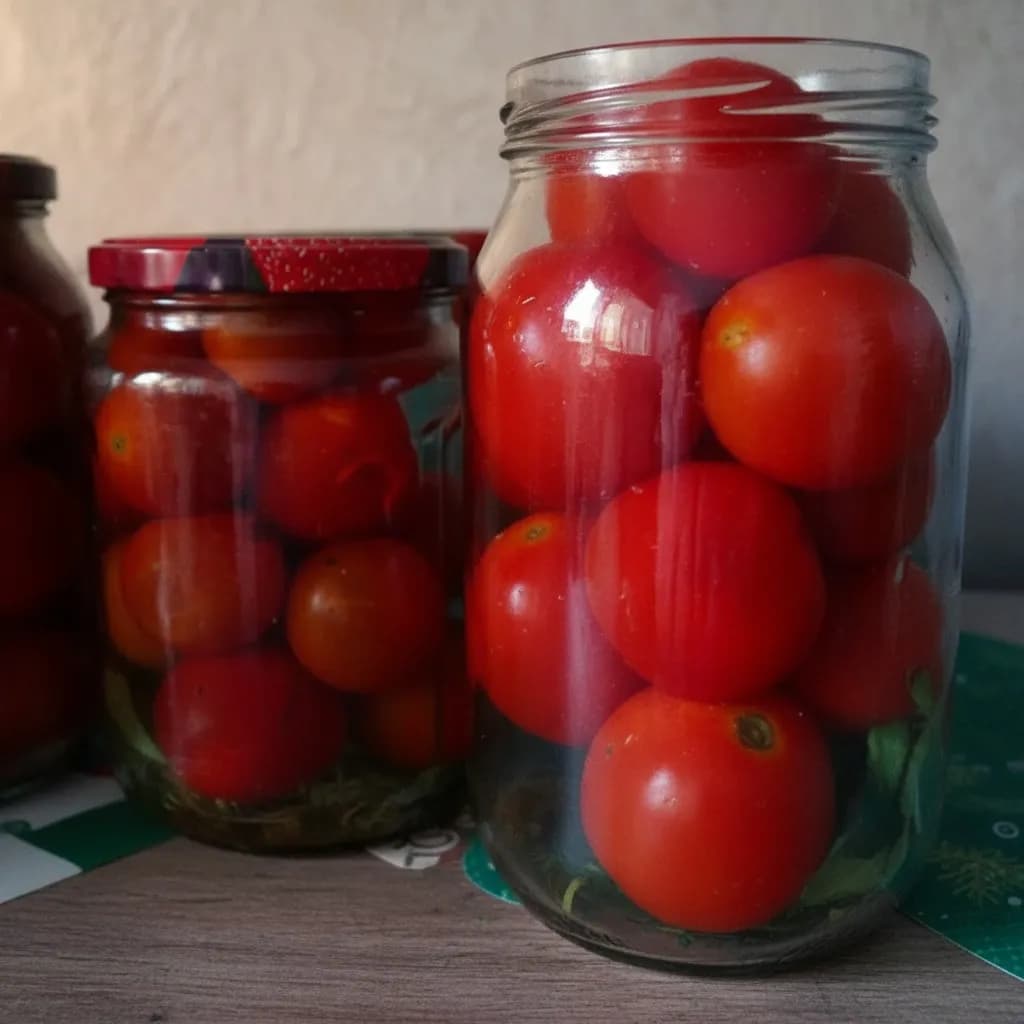 Банки с помидорами