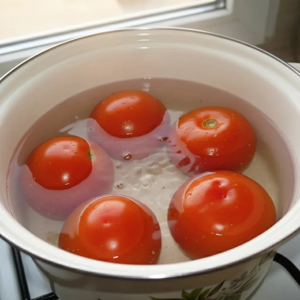 бланширование помидоров