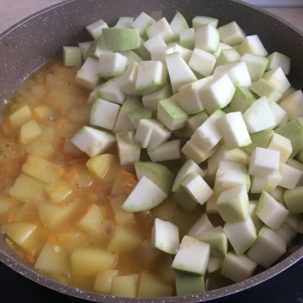 добавление кабачка