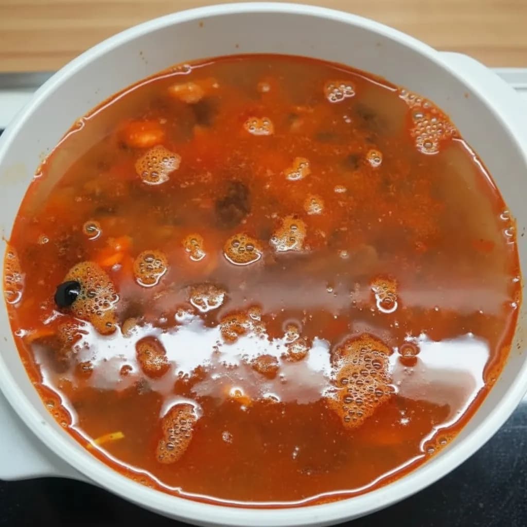 Добавление кипятка