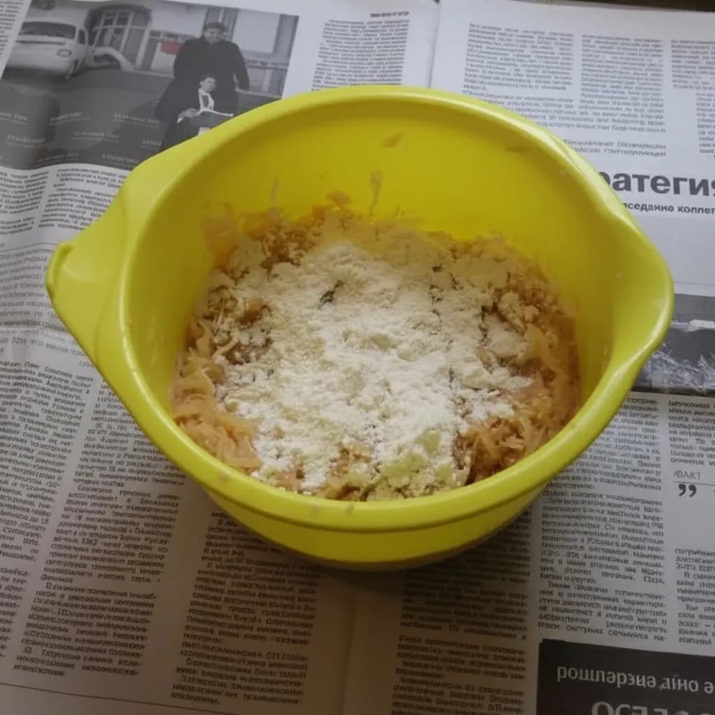 Добавление муки