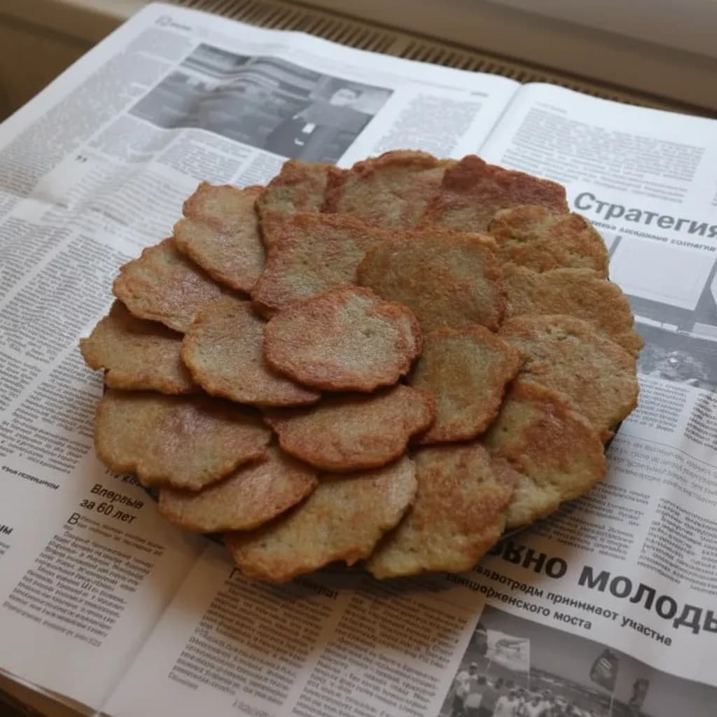 Драники с яйцом