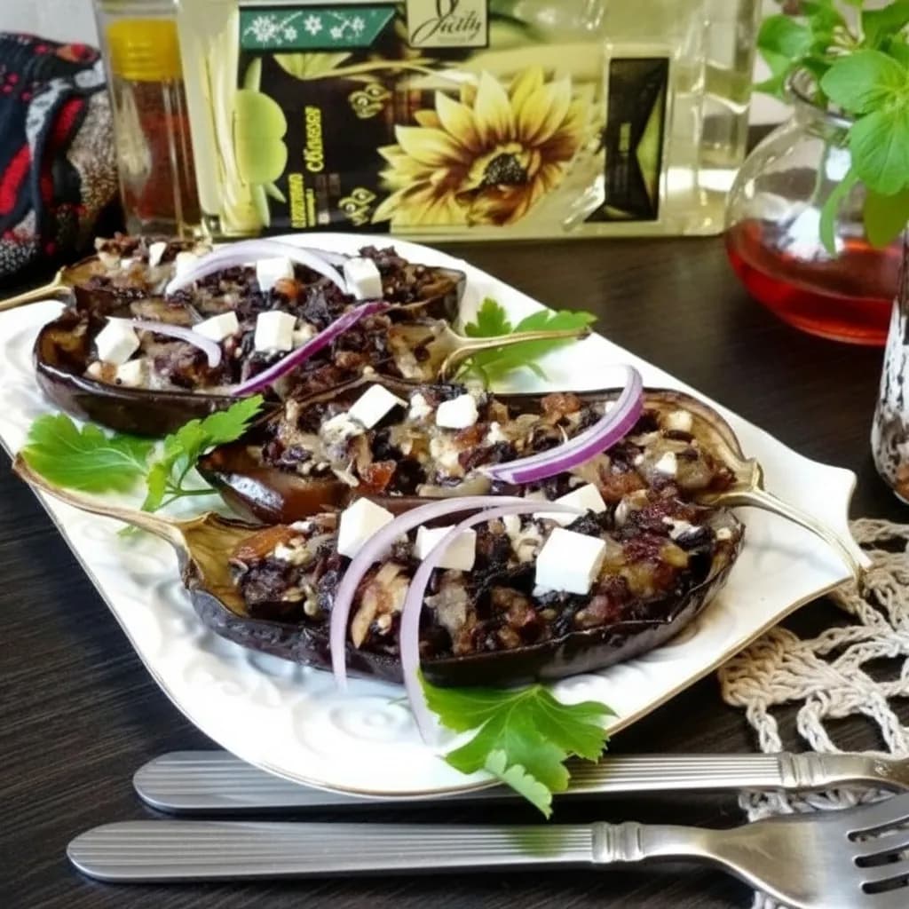 Фаршированные баклажаны
