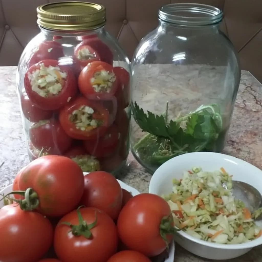 Фаршированные помидоры