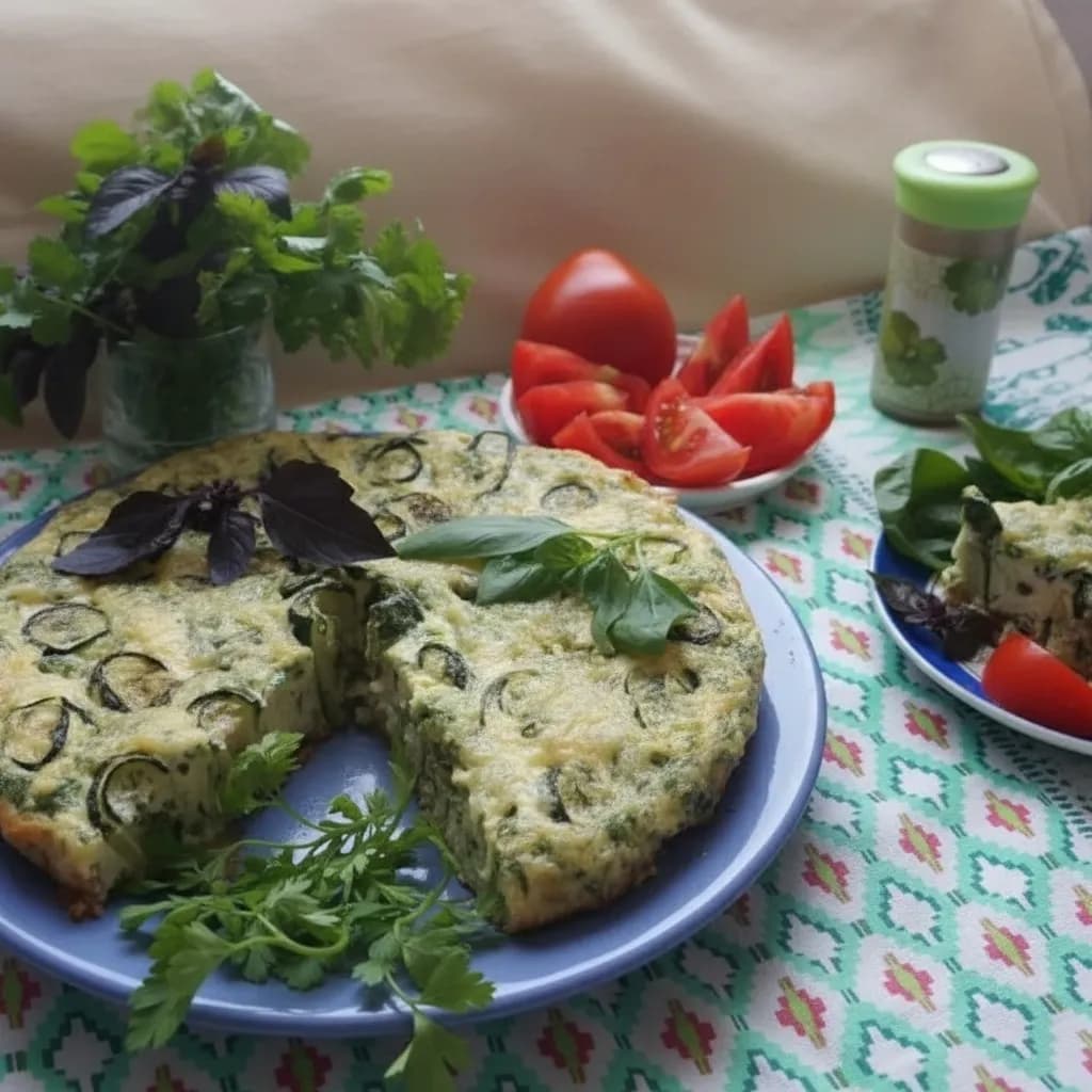 Фриттата с цукини