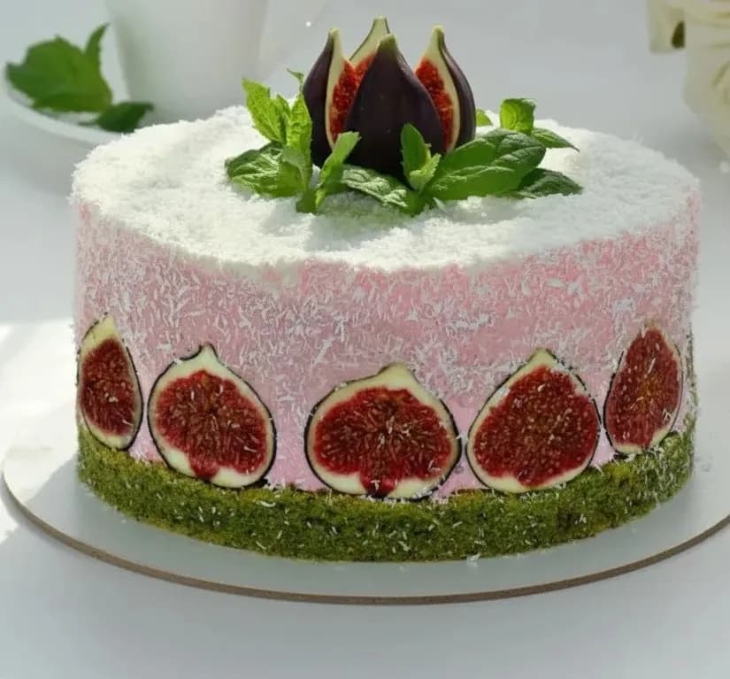 Торт с инжиром