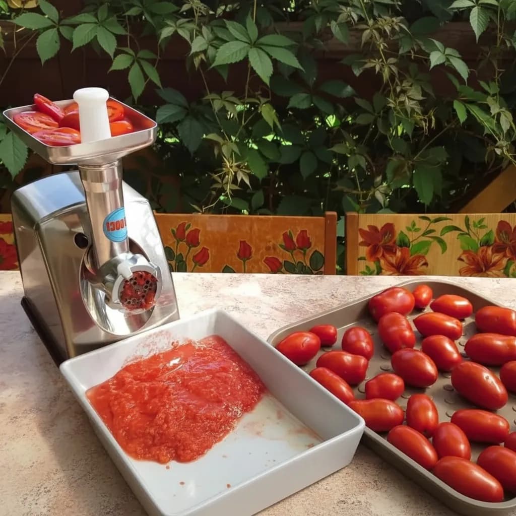 Измельчённые помидоры