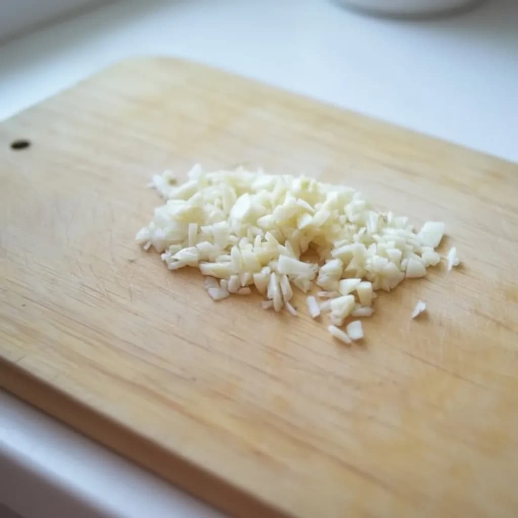 измельчённый чеснок