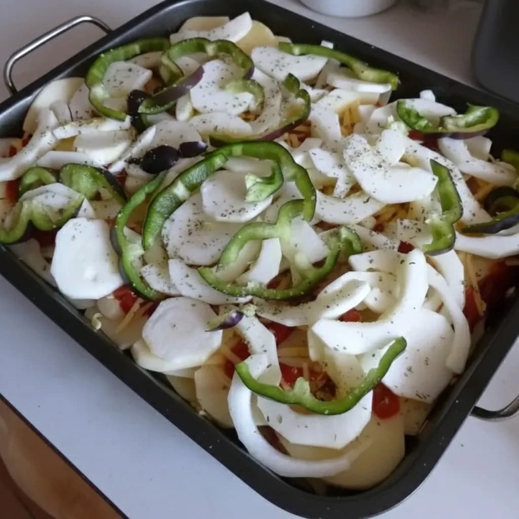 кабачки и перец