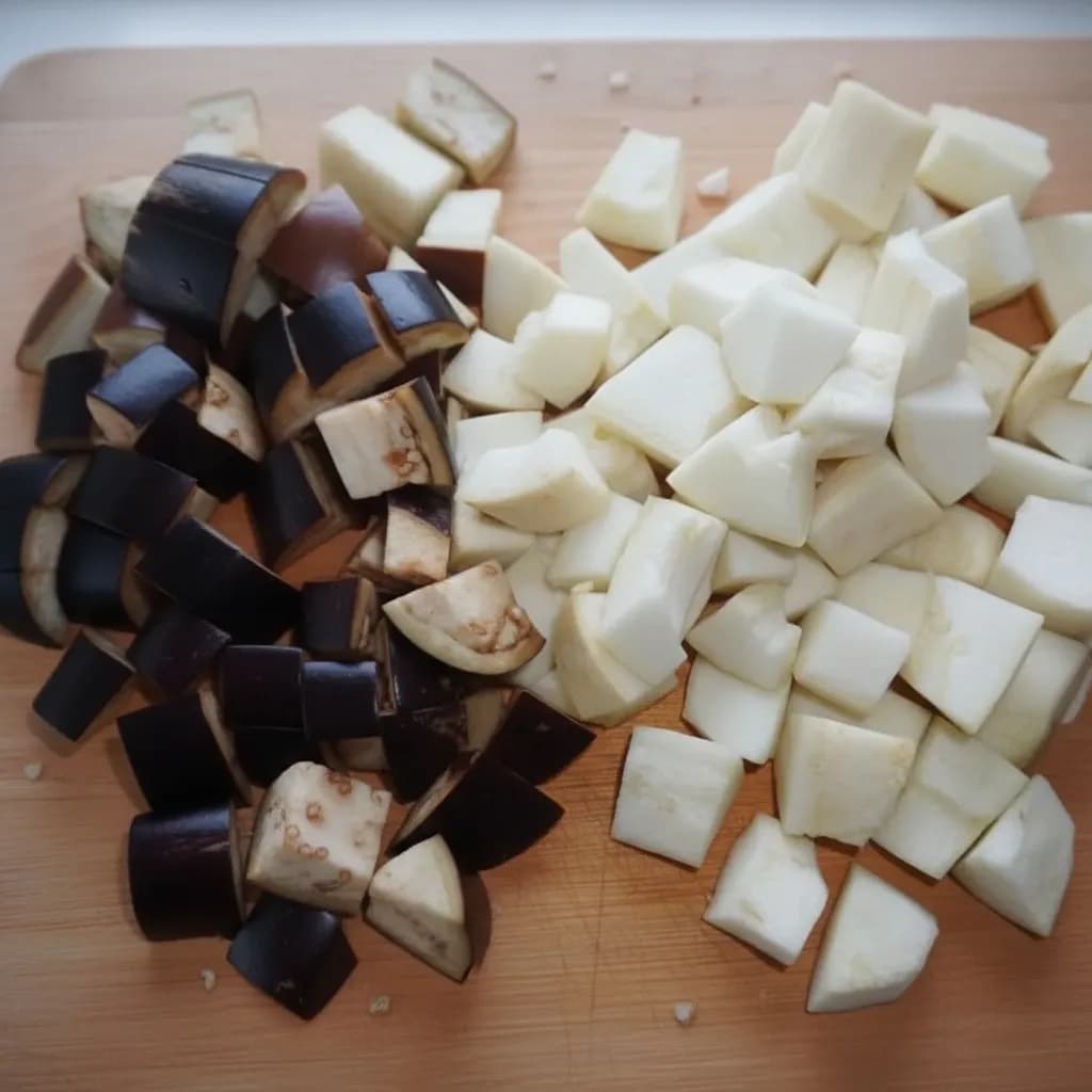 Кабачок и баклажан