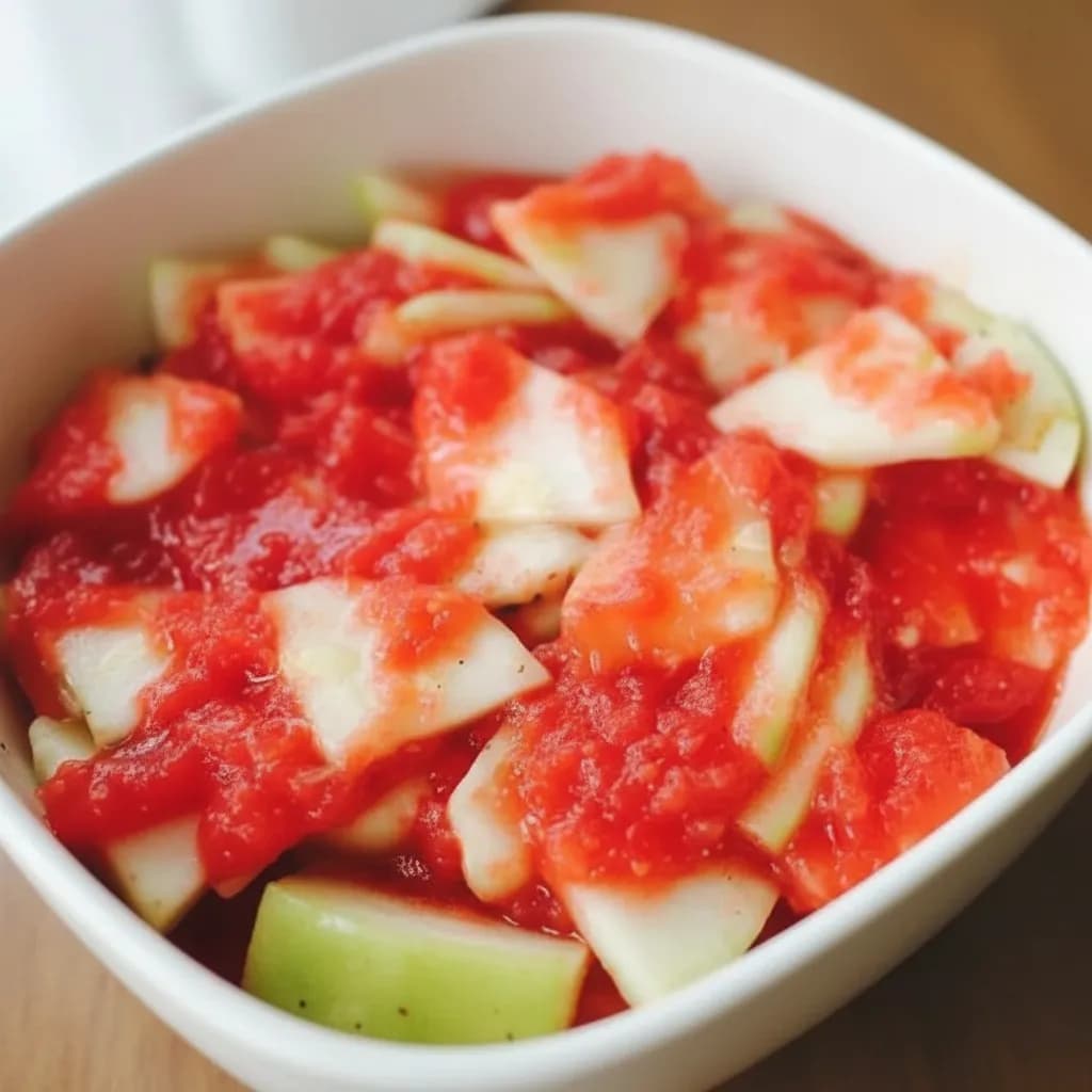 Кабачок с луком