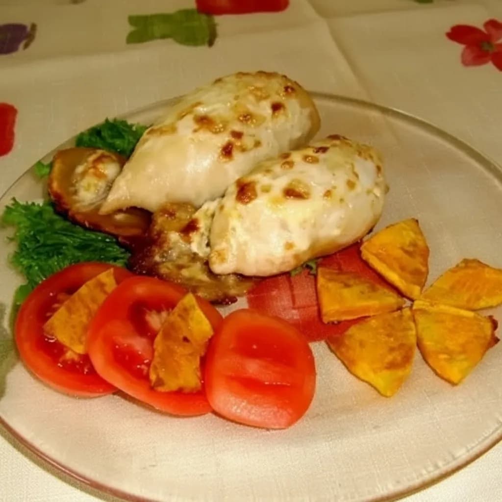 Кальмары с тыквой