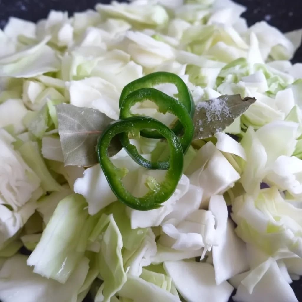 Капуста с чили