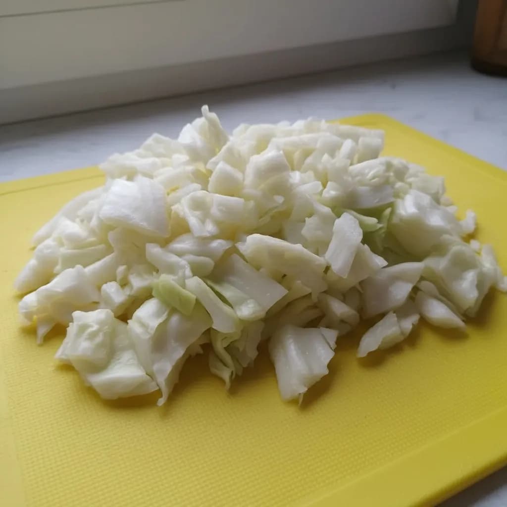 капуста в тарелке