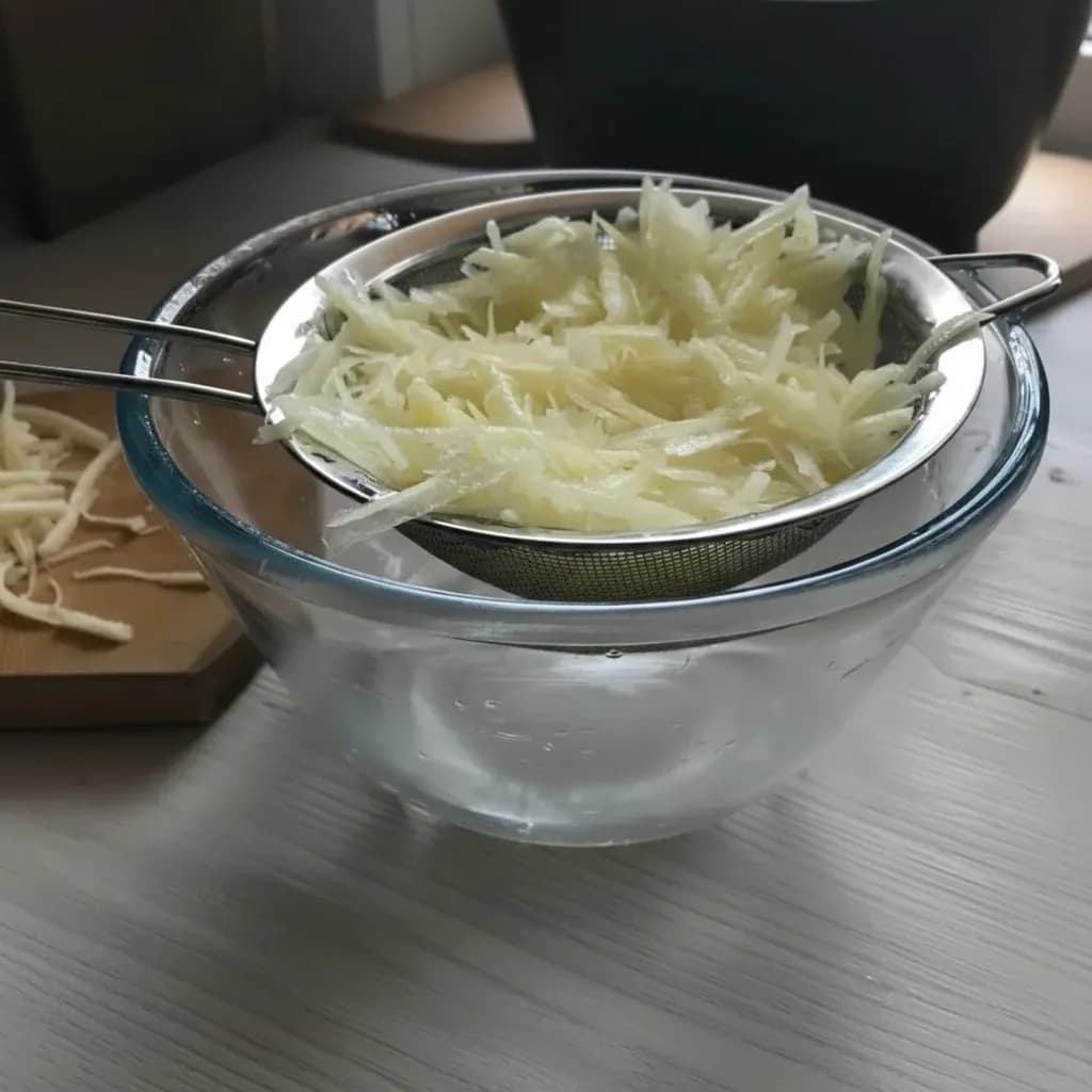 Картофель промывают