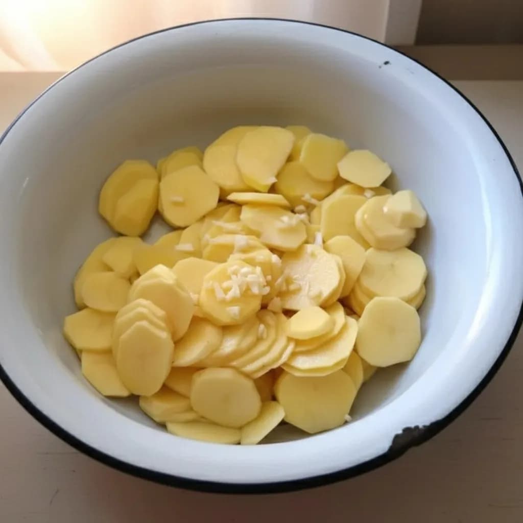 картофель с маслом