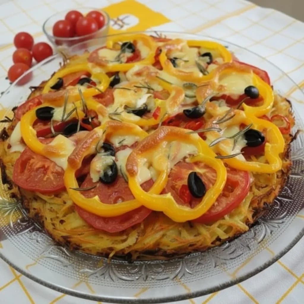 Летняя картофельная пицца