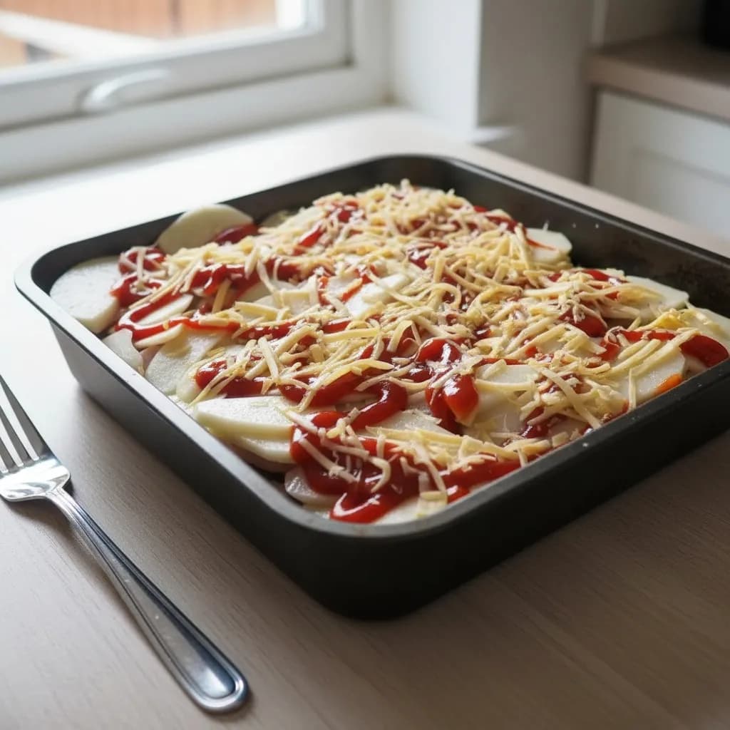 кетчуп и сыр