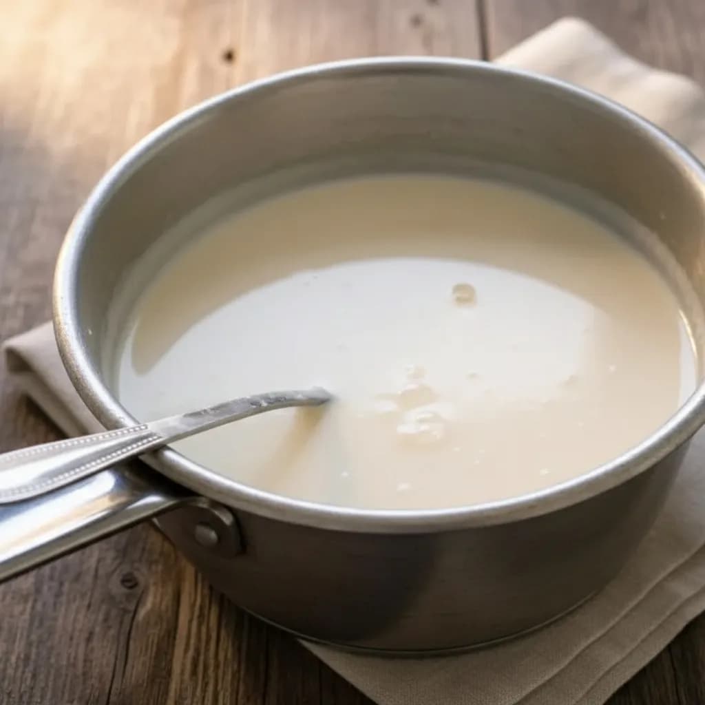 Крем в сотейнике