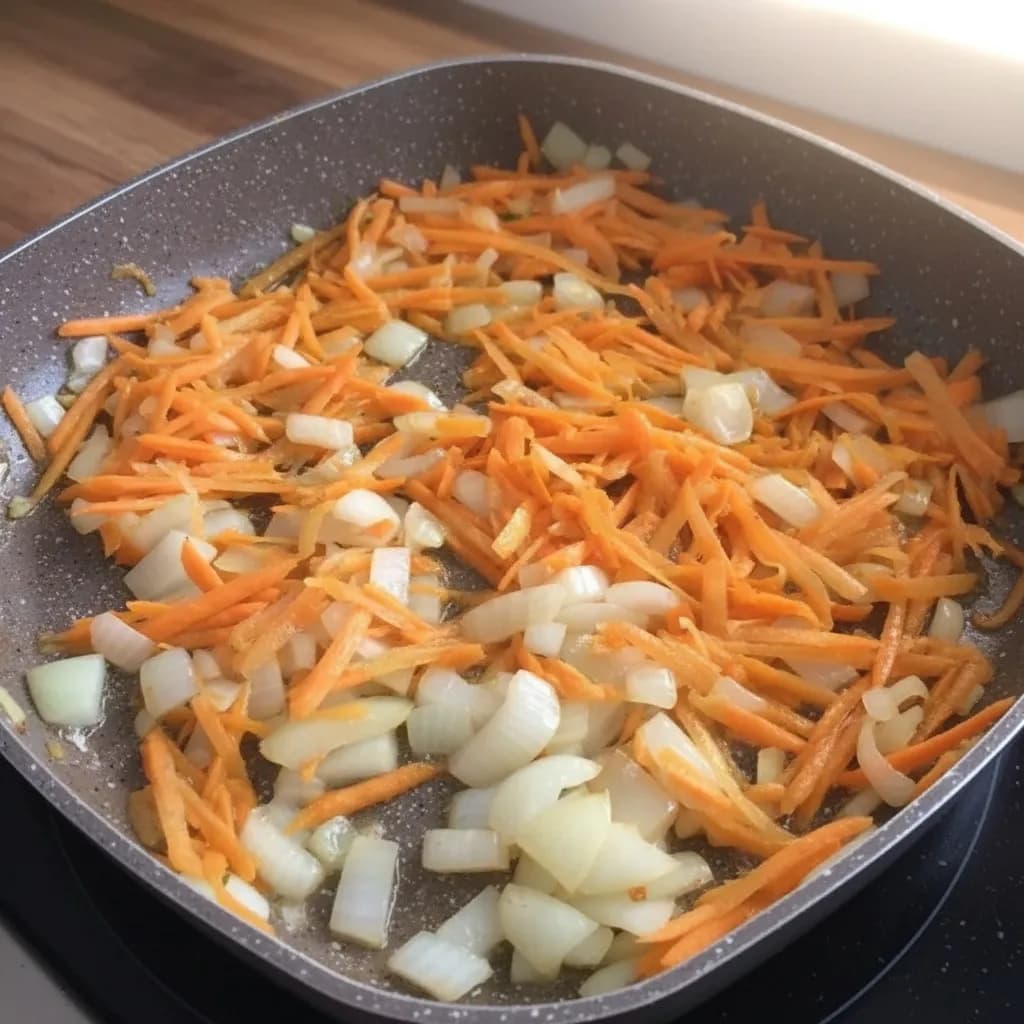 лук с морковью