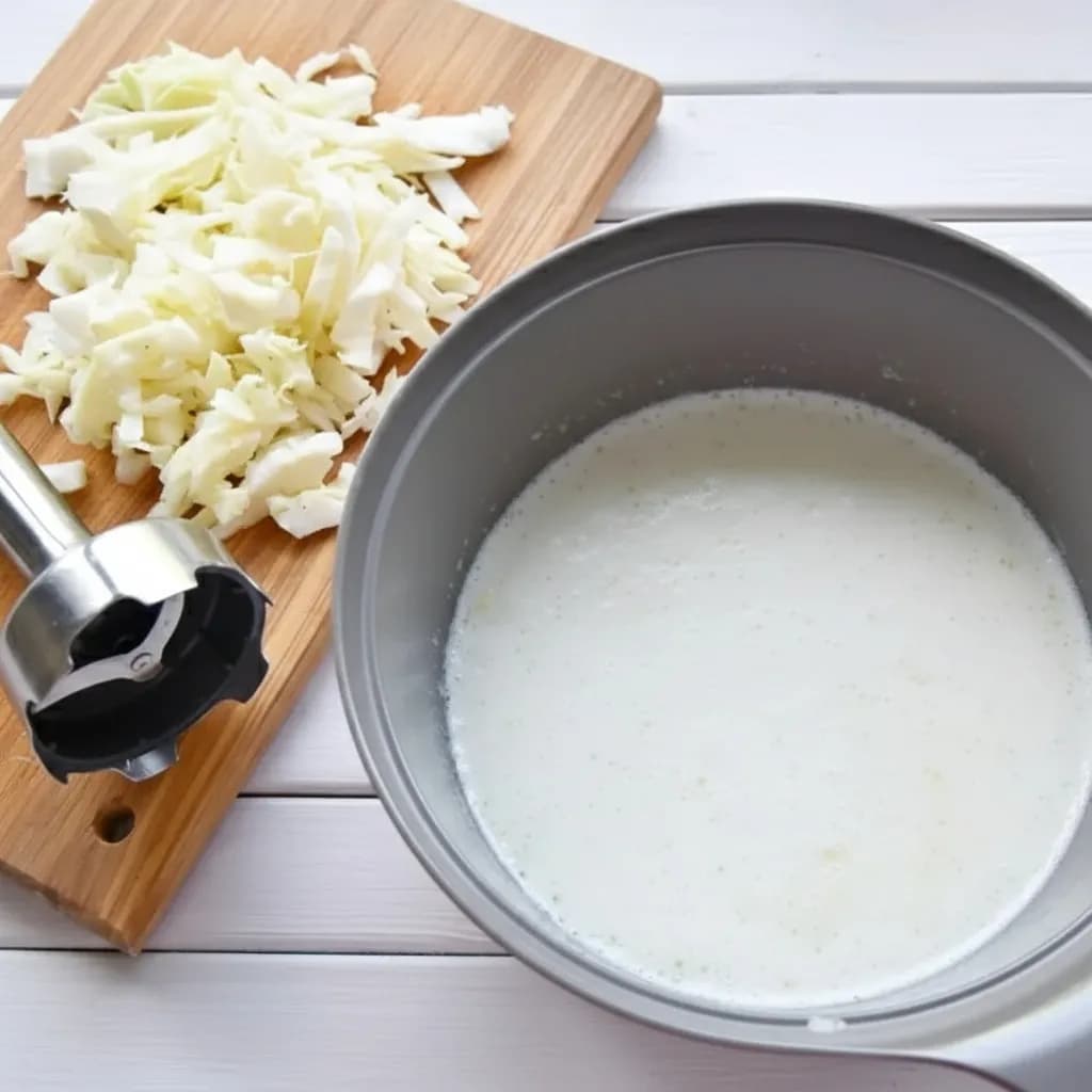 Лук с бульоном