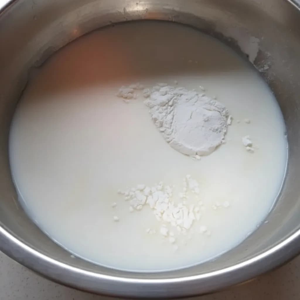 Молоко с крахмалом