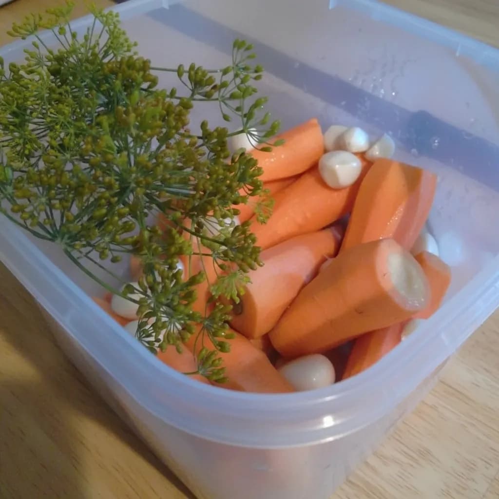 Морковь и укроп
