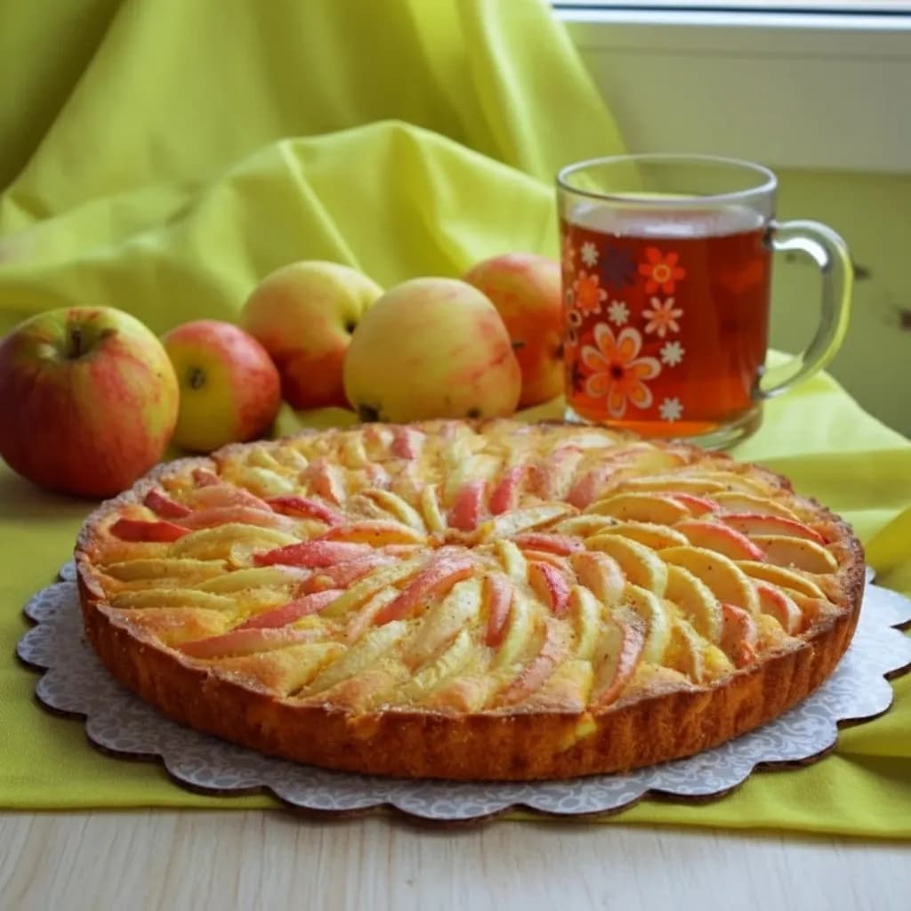 Морковно-яблочный пирог «Осень»