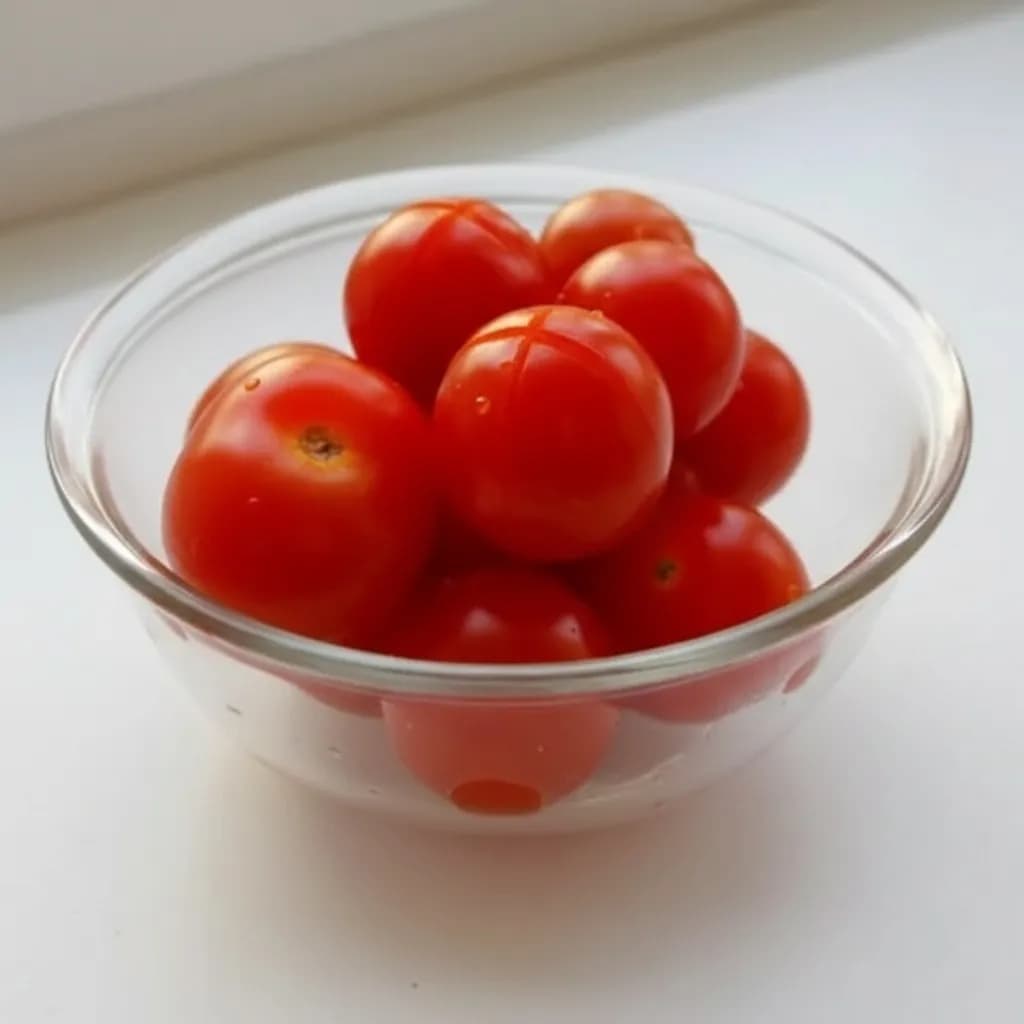 Надрезы на помидорах