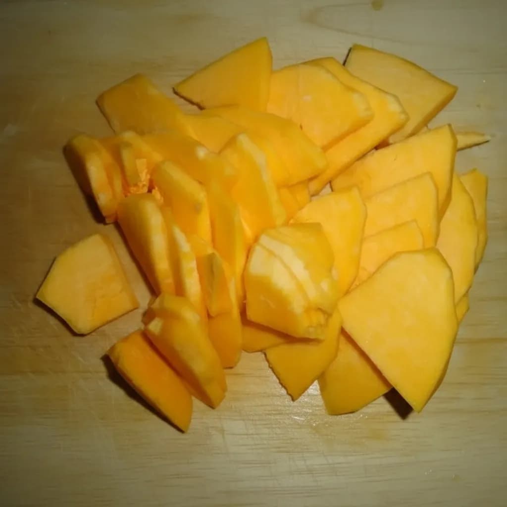 Нарезанная тыква