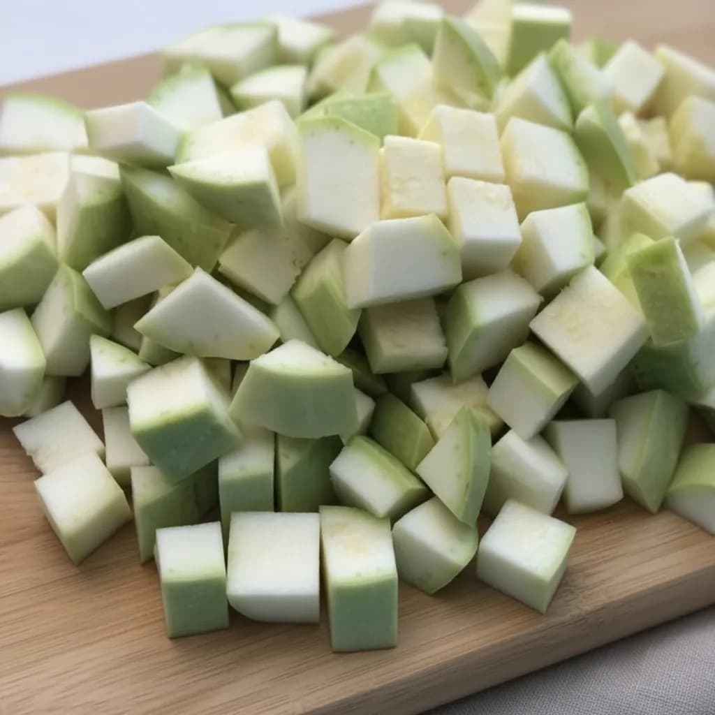 нарезанный кабачок