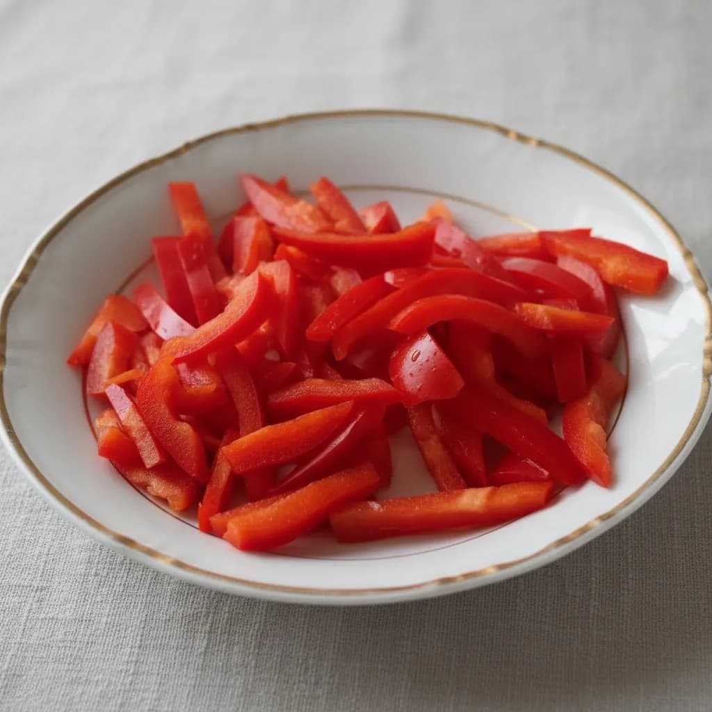 Нарезка сладкого перца