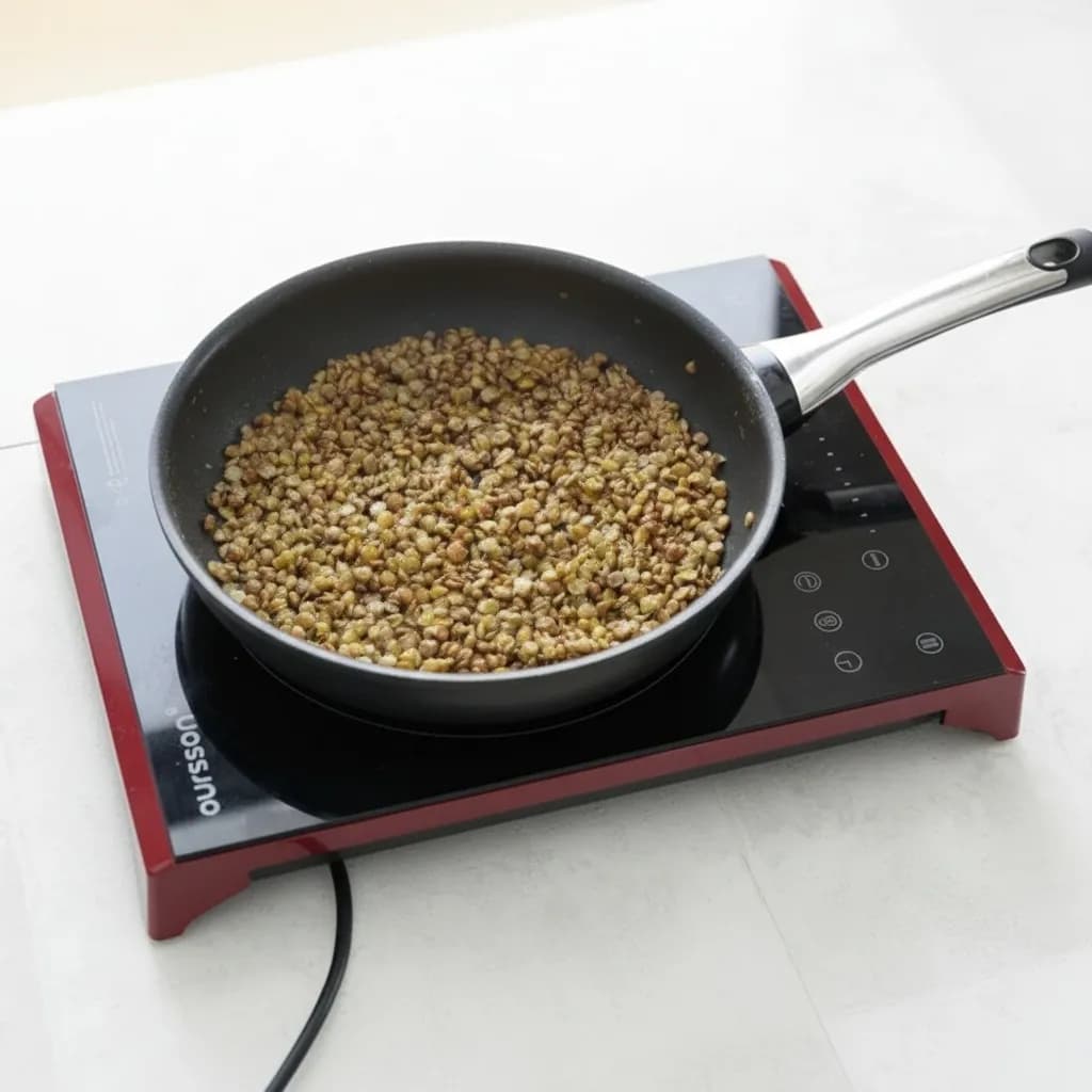 Обжаренная чечевица