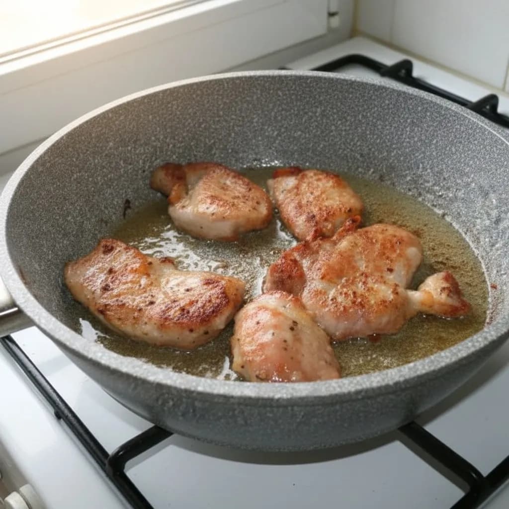 Обжаренная свинина