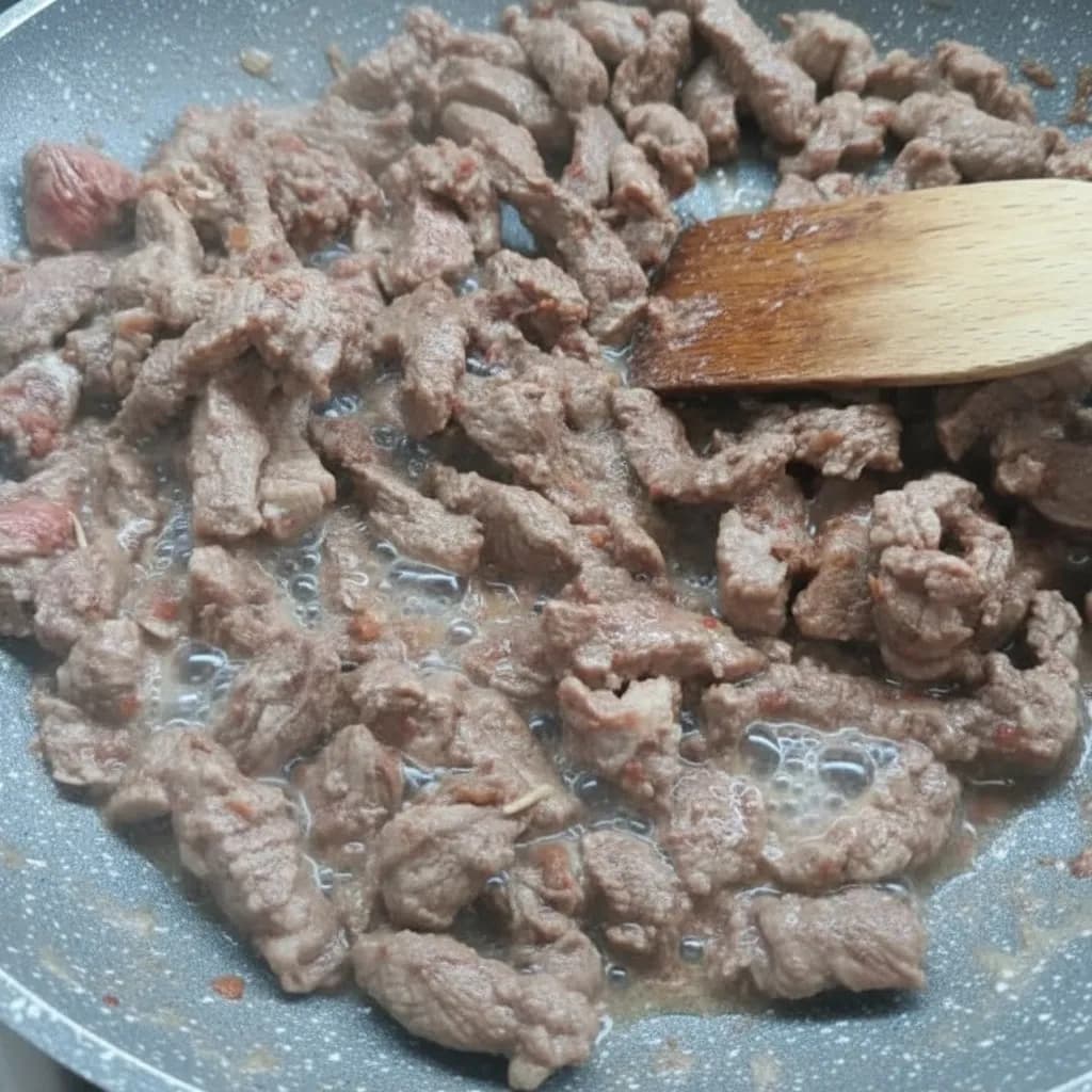 Обжаривание мяса