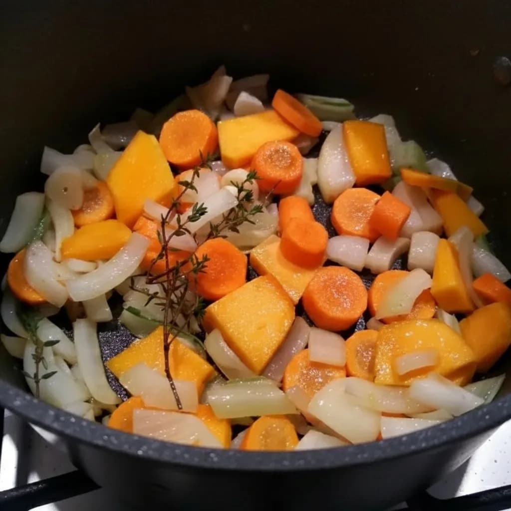 Обжарка овощей