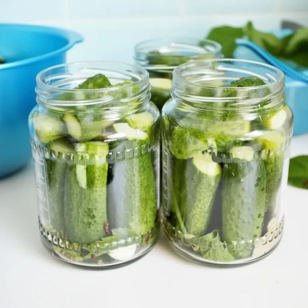Огурцы в банках